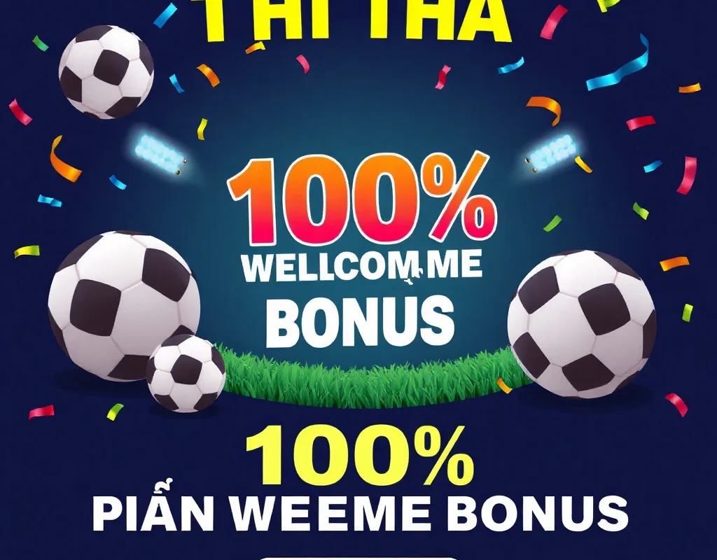 Khuyến mãi cá cược thể thao 123B: thưởng chào mừng 100%.