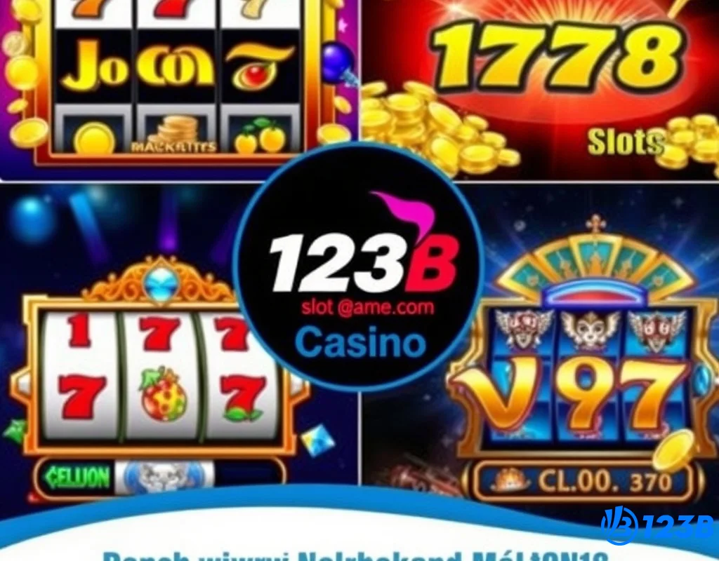 Bộ sưu tập các slot game nổi bật tại 123B bao gồm jackpot, slot cổ điển và slot video.